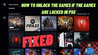 Game are Locked in PS5 - How to Restore Licenses & Unlock the game