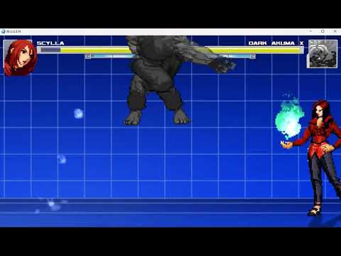 Mythological Terror vs. Dark Satsui! 🐙💀 Scylla vs Dark Akuma X | MUGEN