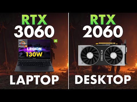RTX 3060 Laptop vs RTX 2060 Desktop | 12 Games Comparison
