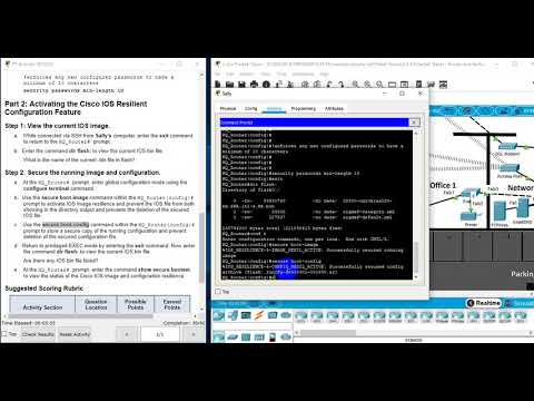 6.2.4.4 Packet Tracer - Router and Switch Resilience