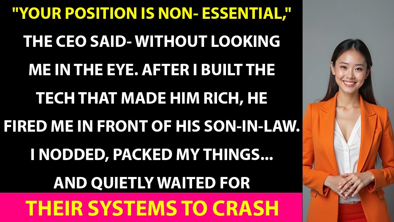 "My Greedy Boss Let Me Go Without Knowing I Created The Company’s $150 Million Patent…"