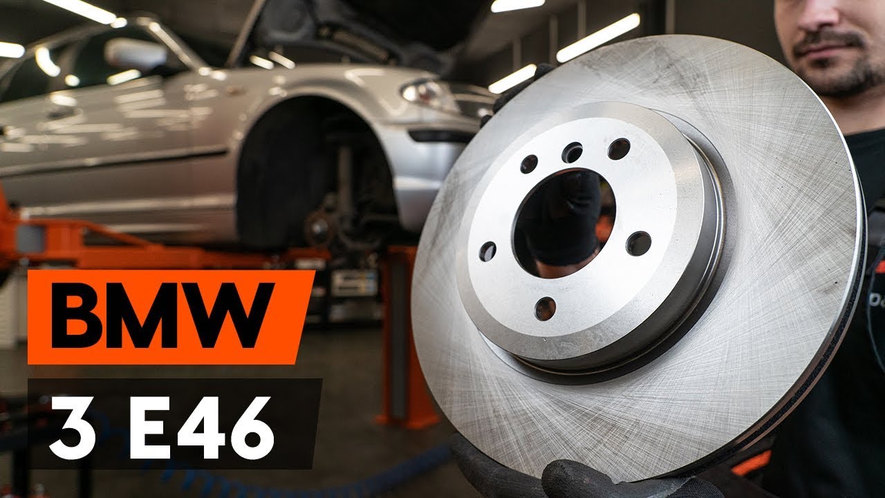 Kā nomainīt: priekšas bremžu diskus BMW E46 touring - nomaiņas ceļvedis
