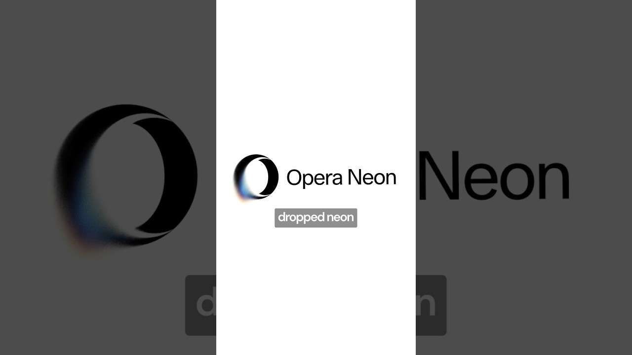 Opera launched first Agentic browser named Neon. This is making all the AI startups worthless.