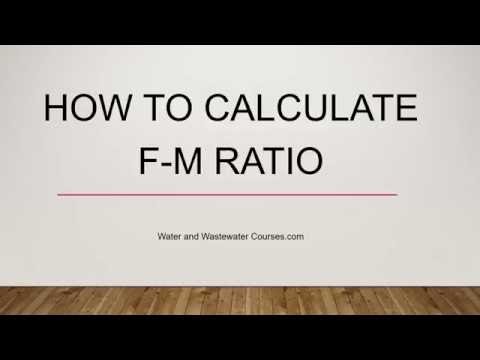 How to Calculate F-M Ratio — Wastewater Math