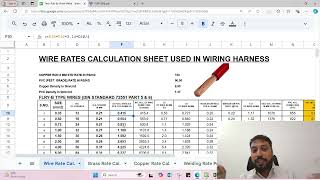 |Wire per meter Rate calculation | DIN Standard 72551| FLRY B |