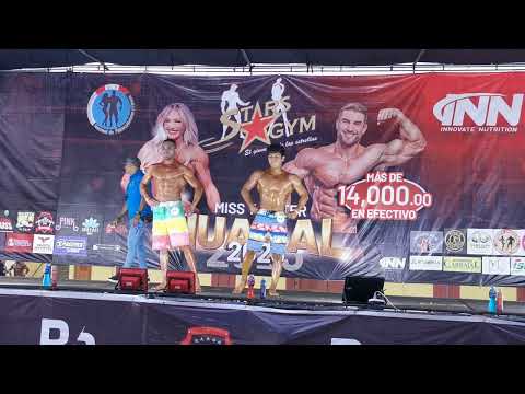 Categoría Men's Physique Novel hasta 1.70 m.