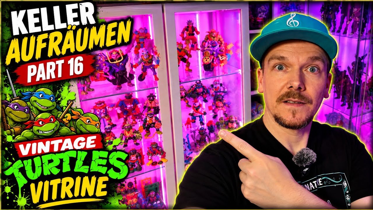 Vintage Playmates Toys Vitrine - Actionfiguren Sammlung im Keller | Part 16