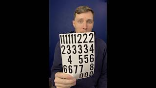 Affordable 60 Numbers, Reflective Adhesive Mailbox Number Pack, 3, Waterproof Number Stickers for S