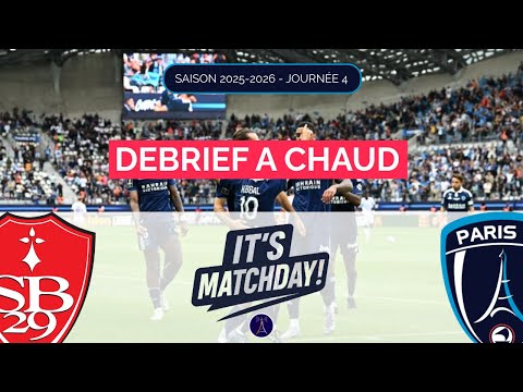 Débrief à chaud⚽ Live Paris FC vs Brest Parlons Paris FC – It’s Matchday