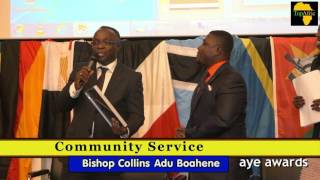 Alhaji Bobby Nyass & Bishop Adu Boahene receives African Community Prize