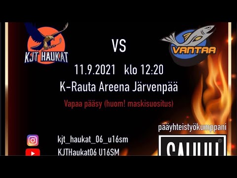 U16 SM Karsintasarjan ottelu KJT Haukat vs K-Vantaa 6-3