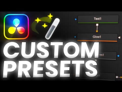 Master DaVinci Resolve Presets | How To Make And Save Fusion Macros