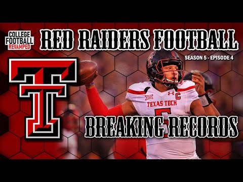 Texas Tech Revamped Dynasty (Year 5) (9-0) Ranked #2 - 53 game win streak!  New Air Raid playbook!