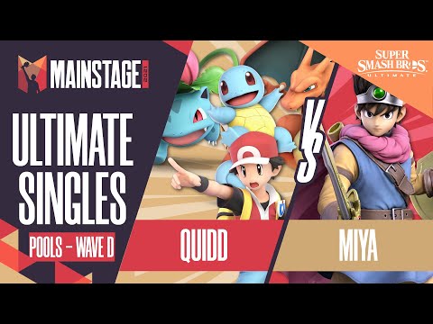 Quidd vs Miya - SSBU Singles: Pools Wave D - Mainstage 2021 | Pokemon Trainer vs Hero