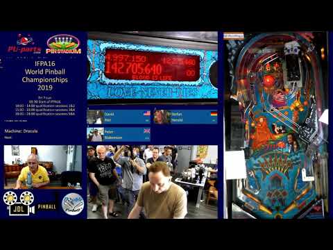 IFPA16 World Pinball Championship Day 1 - Qualification Sessions 1-6