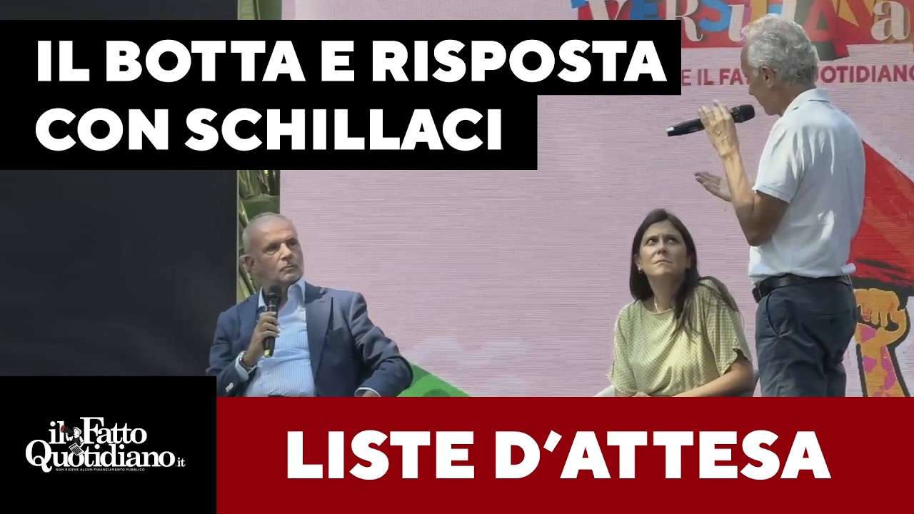 Liste d'attesa e oncologia, gli interventi dei lettori del Fatto all'incontro con Schillaci