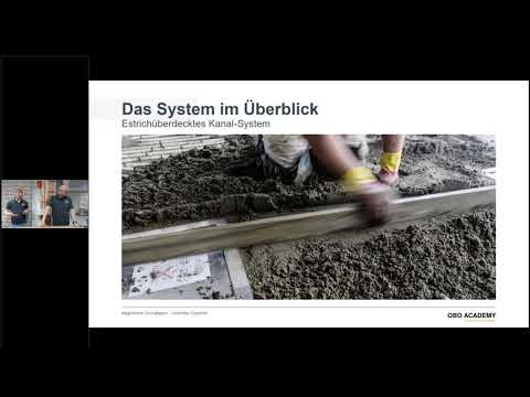 OBO Bettermann Grundlagen Unterflursysteme - Das Webinar