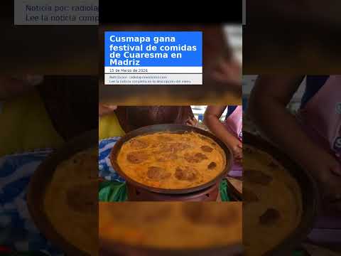 Cusmapa gana festival de comidas de Cuaresma en Madriz