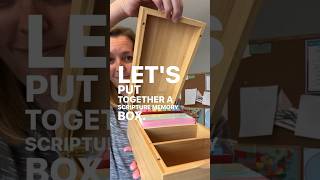 Homeschool MORNING TIME Idea || Scripture Memory Box