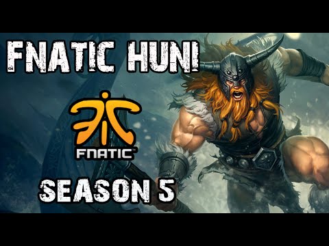 Fnatic Huni Olaf vs Fiora TOP Ranked Diamond Korea