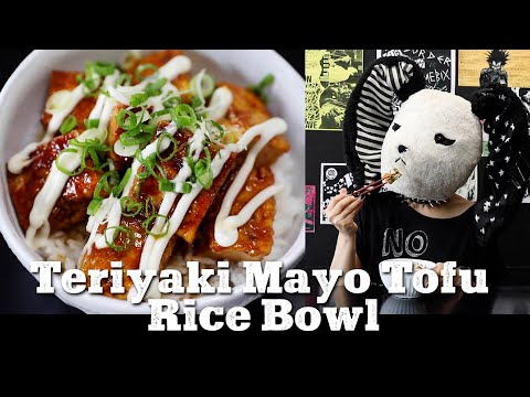 Easy Teriyaki Mayo Tofu Rice Bowl | Quick & Delicious Vegan Japanese Comfort Food
