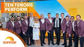 The Ten Tenors perform a Christmas songs music medley | Sunrise