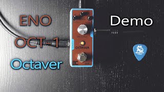 Video thumbnail for ENO OCT-1 Octaver demo playthrough (no talking) by Rudy Bressers