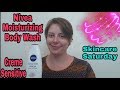 Nivea Moisturizing Body Wash Creme Sensitive Skincare Saturday