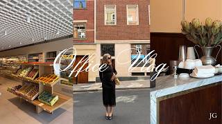 Office Vlog | Autumn basics, fancy supermarket haul + new workout routine