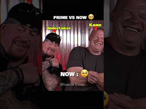 Undertaker & Kane "Now & Then"🥹💙 #shorts #wwe #undertaker #kane