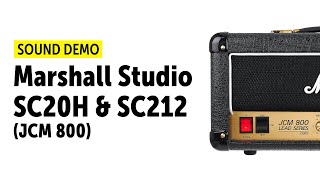 Video thumbnail for Marshall - SC20H - SC212 (Studio Series) Sound Demo (no talking) by Guitar Bonedo