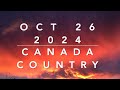 Billboard Top 60 Canada Country Chart Oct 26 2024