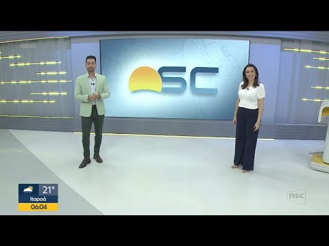 [HD] Escalada “Bom Dia Santa Catarina” com Douglas Márcio e Eveline (03/03/23) | NSC TV