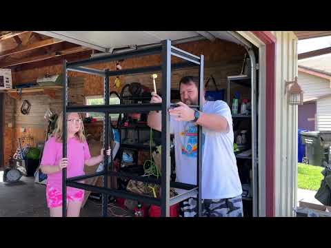 Review and assembly of REIBII Heavy duty shelf