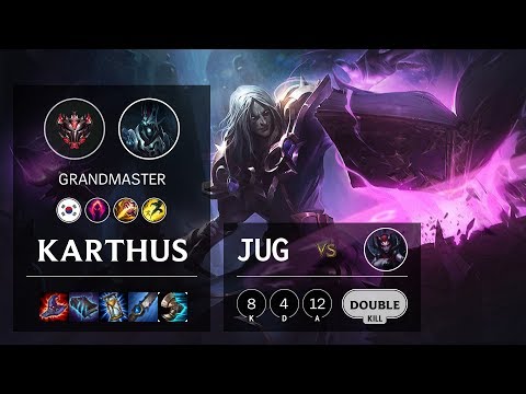 Karthus Jungle vs Elise - KR Grandmaster Patch 10.5