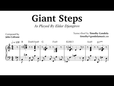 Eldar Djangirov plays Giant Steps