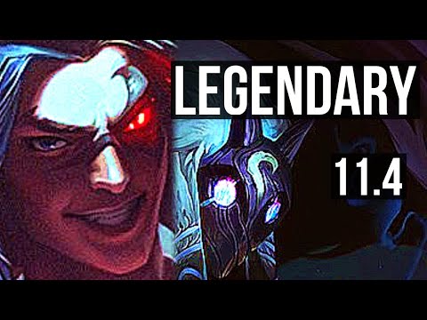KAYN vs KINDRED (JUNGLE) | 13/0/8, Legendary, 1000+ games, 800K mastery | NA Master | v11.4