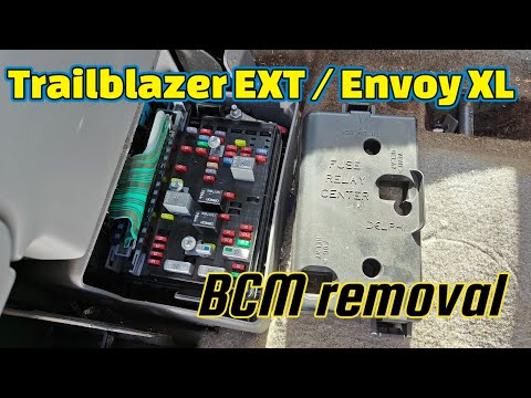 Chevy Trailblazer / GMC Envoy BCM removal