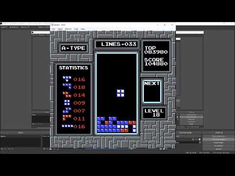 [NES Tetris] No Next Box Level 18 112860