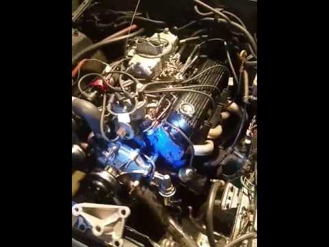 Foxbody mustang AC delete kit install 5.0 power stearing pump relocation