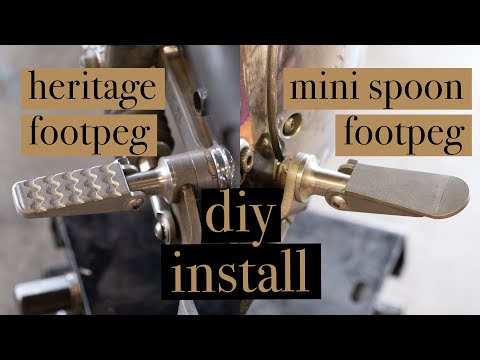 PRISM SUPPLY | Mini Spoon Footpegs + Heritage Footpegs | DIY Install