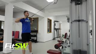 Cable Rope Rear Delt Row exercise video thumbnail