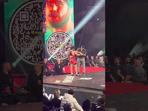 RAF 07 Crowd Boos #georgiopoullas  For Stopping Match with #armantsarukyan #raf #wrestling #ufc