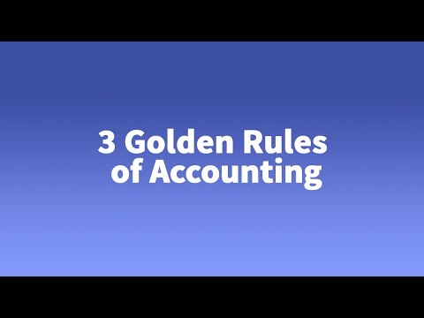 Golden Rules of Accounting, Journal Entries