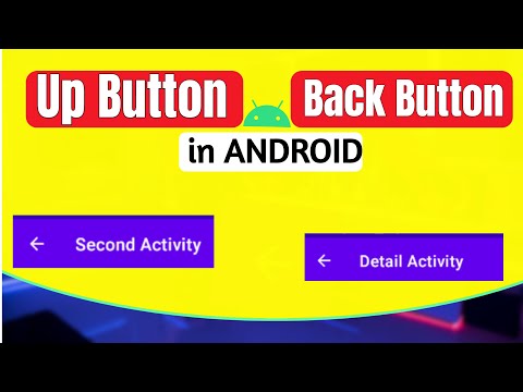 Back Arrow in Android Up Button in Android
