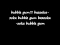 Bazooka bubble gum song with lyrics 