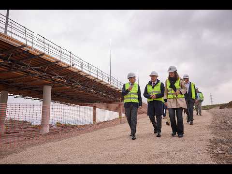 Las obras del futuro enlace ferroviario entre Landaben y Arazuri-Orkoien avanzan con dos puentes y 7,5 millones