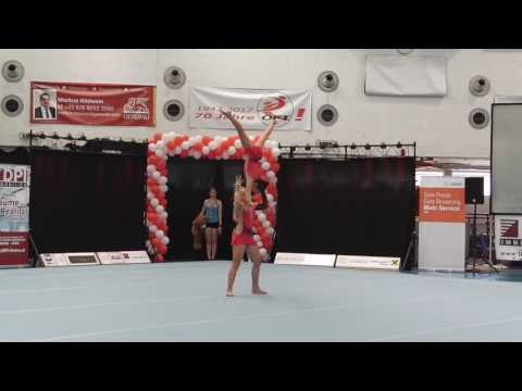 ÖM Sportakrobatik 2017   125 B   USA Krems   Jimena und Janine