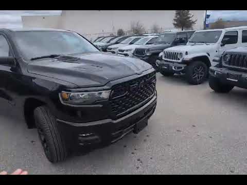 2026 Ram 1500 Sport 4x4 Crew Cab 5'7" Box in Diamond Black Crystal Pearl for sale at Kitchener Chrysler Dodge Jeep Ram in Kitchener, ON