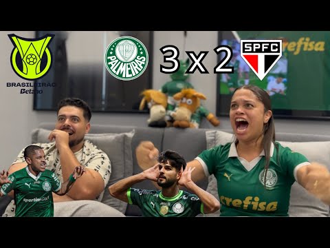 REACT REAÇÕES PALMEIRAS x SÃO PAULO | Casal Rivalidade